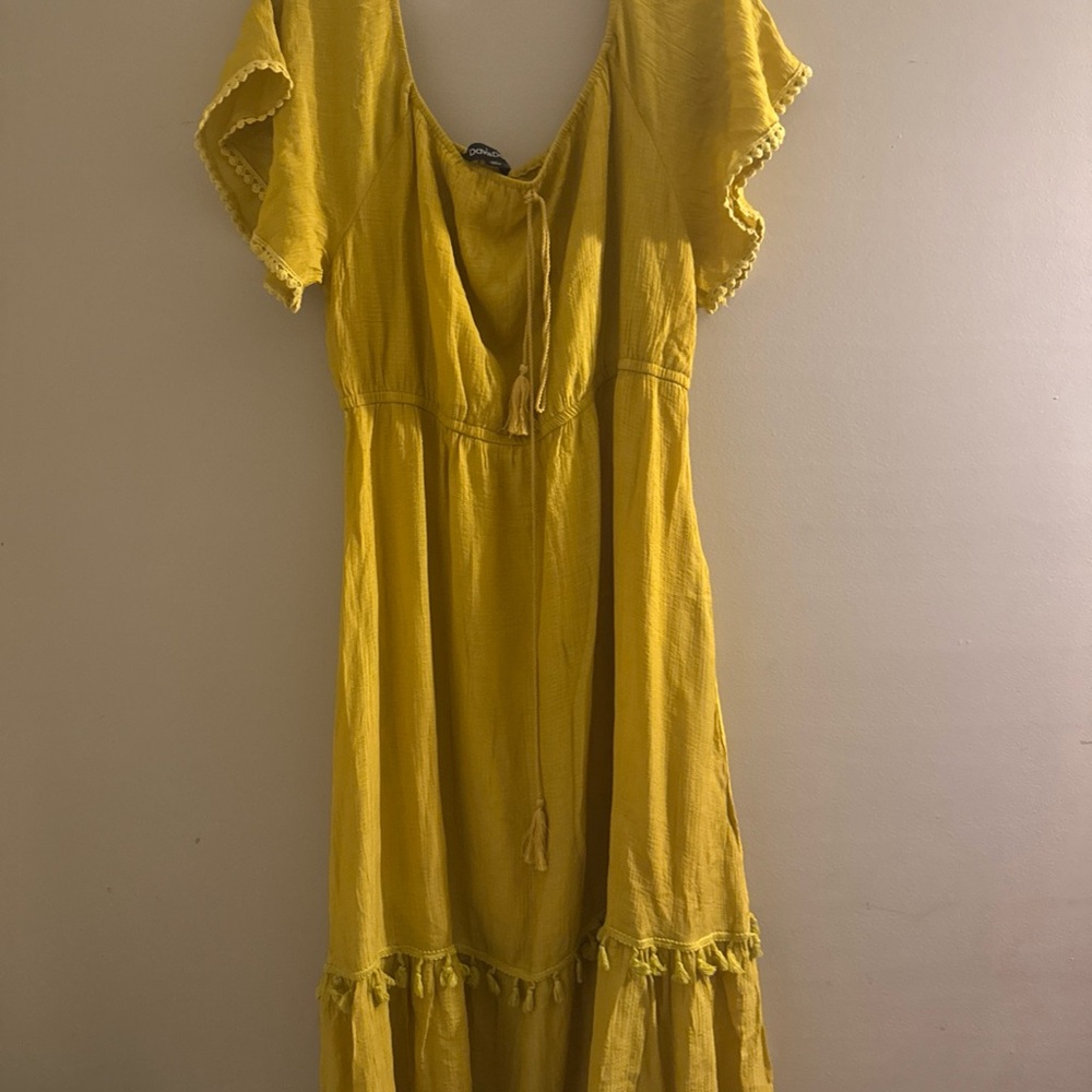 Yellow Bohemian Dress